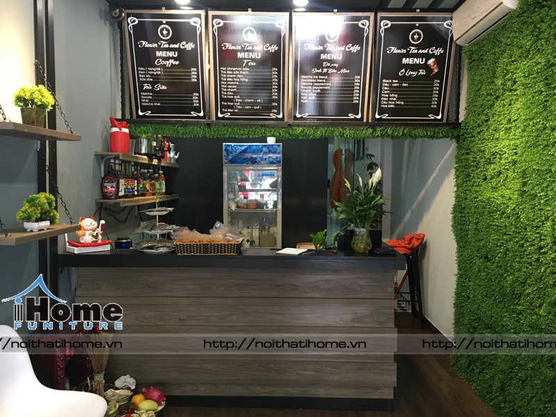 thiết kế quán cafe